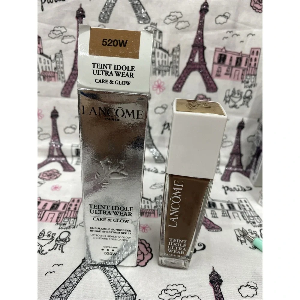 LANCOME ~‎ TEINT IDOLE ULTRA WEAR CARE & GLOW FOUNDATION ~ # 520(W) NEW Exp 3/26